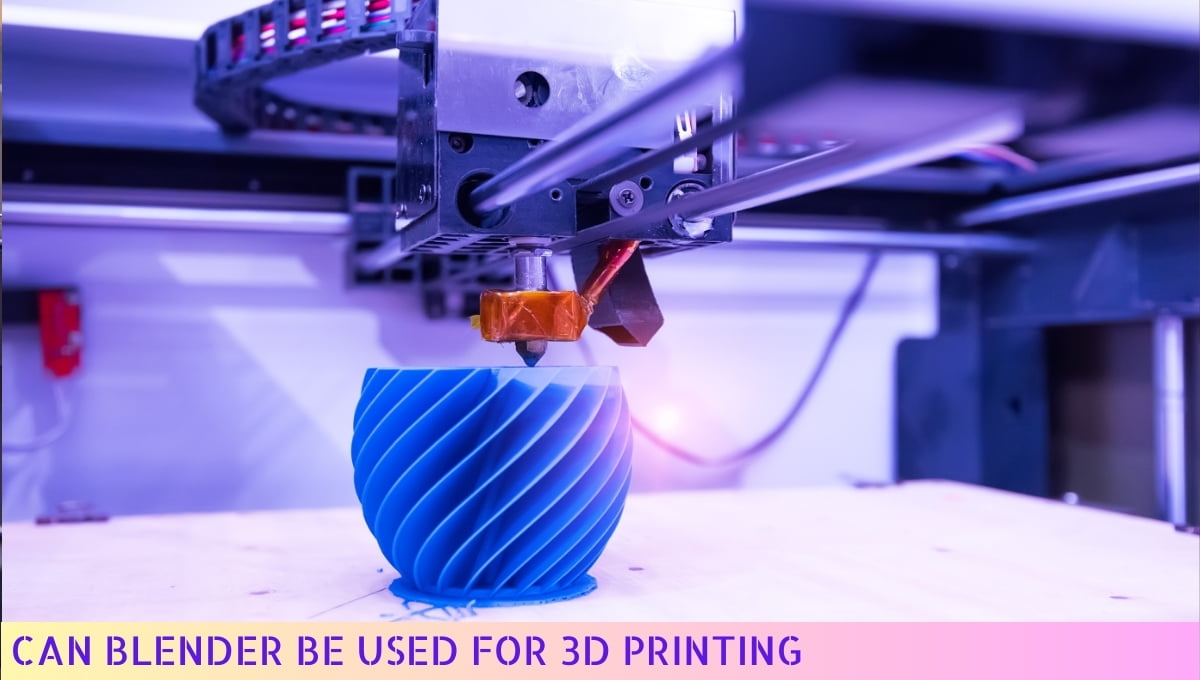 Can Blender be Used for 3D Printing? in 2024 6 A 3D printer in action, creating a three-dimensional object.