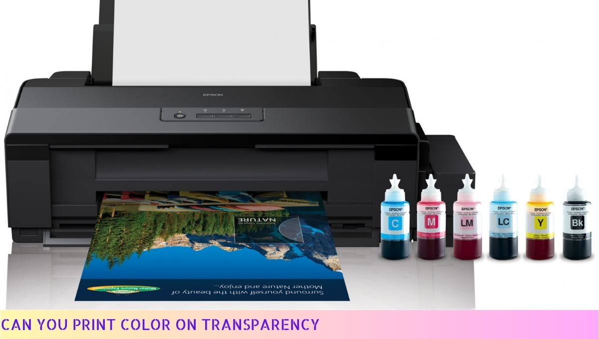 Can You Print Color On Transparency