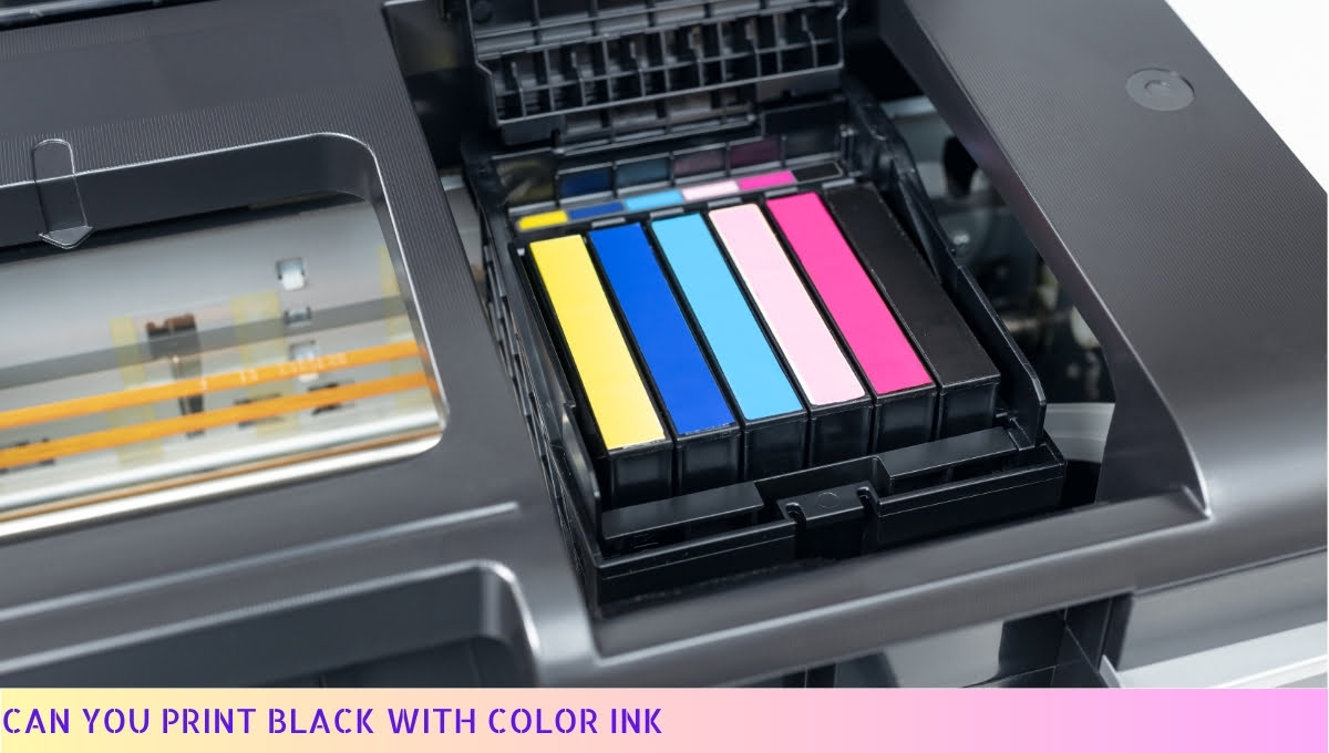 Can You Print Black With Color Ink