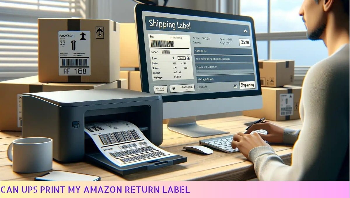 Can UPS Print My Amazon Return Label